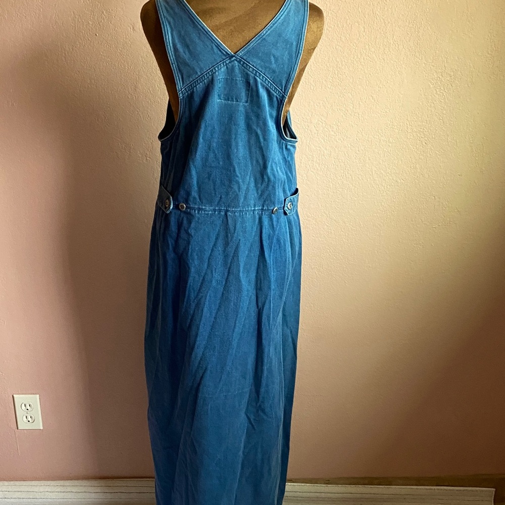 DIRECTIVES Casual Blue Denim Overall Dress - Picture 4 of 8